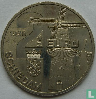 Schiedam 2,50 euro 1998 - De Vrijheid - Bild 2