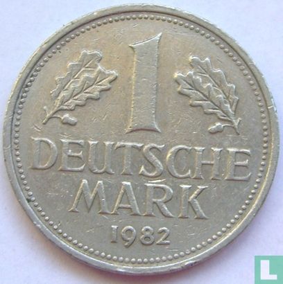 Duitsland 1 mark 1982 (G) - Afbeelding 1