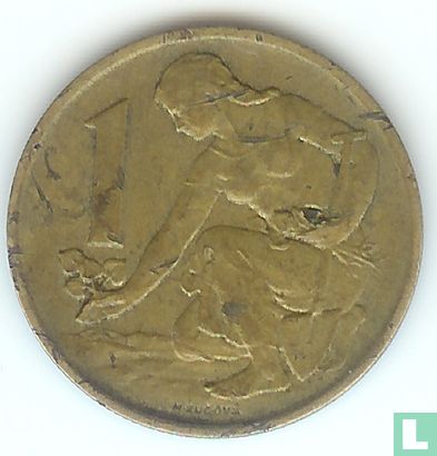 Tsjecho-Slowakije 1 koruna 1985 - Afbeelding 2