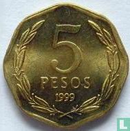 Chili 5 pesos 1999 - Image 1