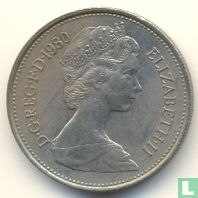 Royaume-Uni 5 new pence 1980 - Image 1