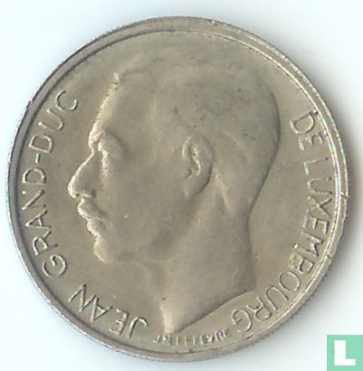 Luxemburg 1 franc 1977 - Afbeelding 2