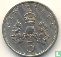United Kingdom 5 new pence 1980 - Image 2