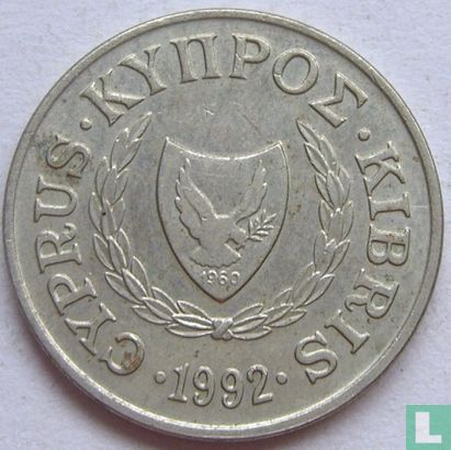 Cyprus 5 cents 1992 - Afbeelding 1