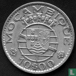 Mozambique 10 escudos 1970 - Image 2