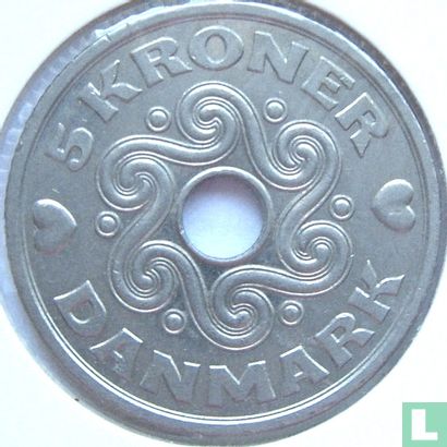 Denemarken 5 kroner 1998 - Afbeelding 2