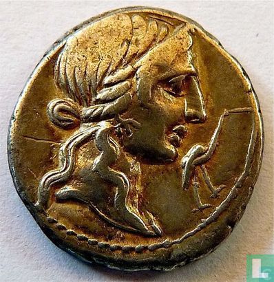 Roman Republic Denarius of Quintus Caecilius Metellus Pius 81 v. Chr. - Image 2