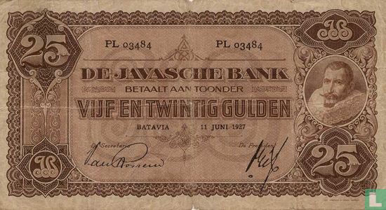 Nederlands Indië 25 Gulden  - Afbeelding 1
