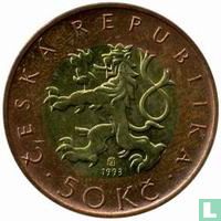 Tsjechië 50 korun 1993 - Afbeelding 1
