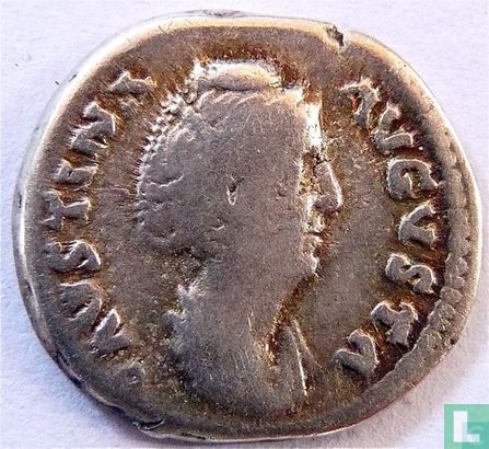 Empire romain 141 Denier AD de Mater Faustine. - Image 2