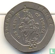 Gibraltar 20 pence 1988 (AD) "Our Lady of Europa" - Afbeelding 2