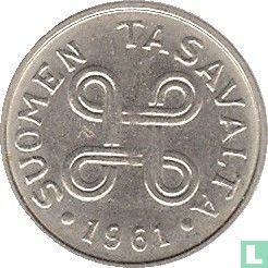 Finlande 1 markka 1961 - Image 1