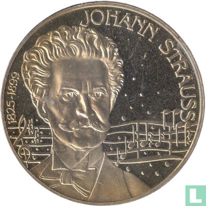 Oostenrijk 5 ecu 1995 "Johann Strauss" - Bild 2
