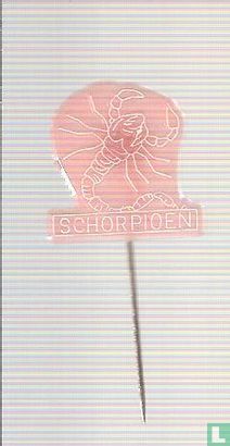 Schorpioen [weiß auf transparent rosa]