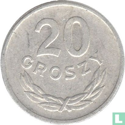 Pologne 20 groszy 1968 - Image 2