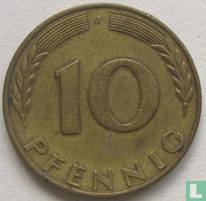 Duitsland 10 pfennig 1969 (J) - Afbeelding 2