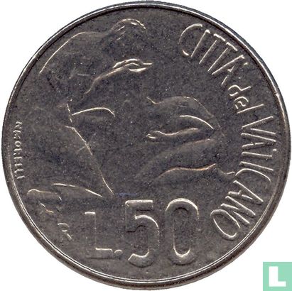 Vaticaan 50 lire 1991 - Afbeelding 2