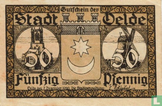 Oelde, Stadt - 50 Pfennig 1920 - Image 1