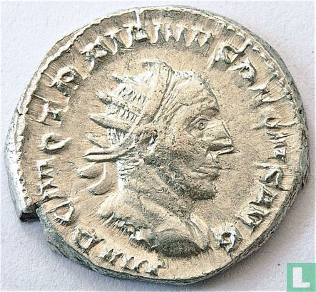 Roman Imperial Antoninianus of Emperor Trajan Decius 250-251 AD. - Image 2