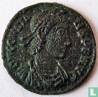 Roman Empire Siscia AE3 Kleinfollis of Emperor Constans 348-350 AD - Image 2