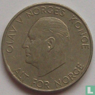 Norwegen 5 Kroner 1972 - Bild 2