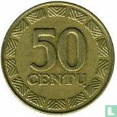 Lithuania 50 centu 1997 - Image 2