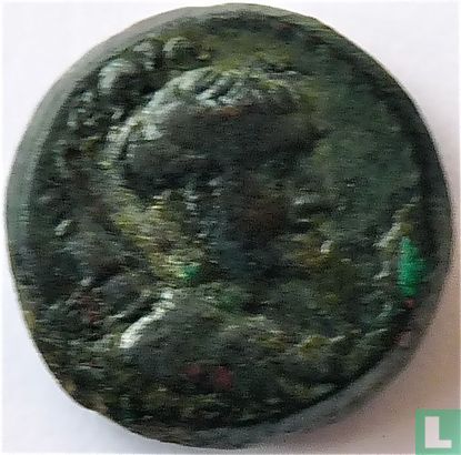 Kyme, Aeolis  AE14  (Magistrate Zwilos)  200-0 BCE - Image 2