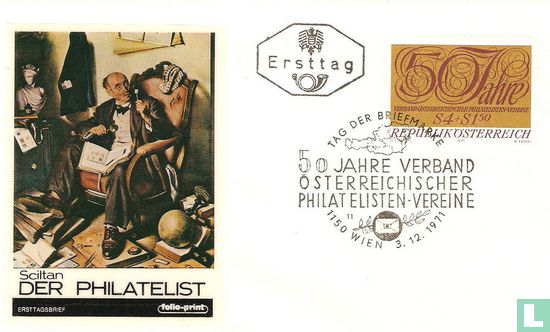 50 jaar Vereniging van Oostenrijkse Filatelistische Verenigingen