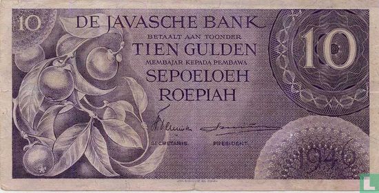 Indonesië 10 Gulden / Roepiah   - Afbeelding 1