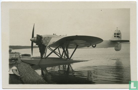 (Heinkel He 8 H.M.II watervliegtuig van de Deense Marine)