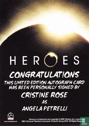 Cristine Rose as Angela Petrelli - Afbeelding 2
