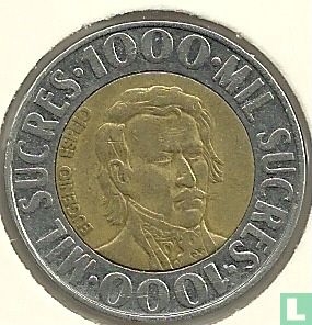 Ecuador 1000 Sucre 1996 - Bild 2