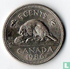 Kanada 5 Cent 1986 - Bild 1