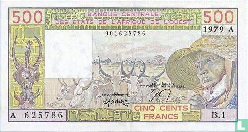 West Afr Stat. A 500 Francs