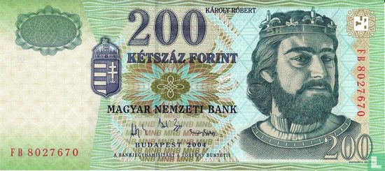 Hongarije 200 Forint 2004 - Afbeelding 1