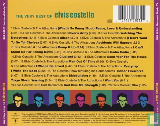 The Very Best of Elvis Costello - Afbeelding 2