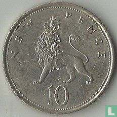 Verenigd Koninkrijk 10 new pence 1977 - Afbeelding 2