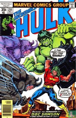 The Incredible Hulk 218 - Afbeelding 1