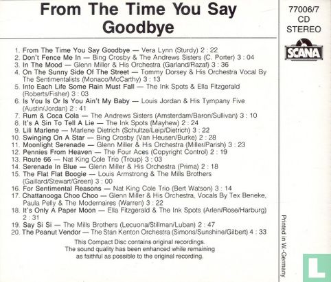 From the Time You Say Goodbye - Hits of the Forties - Bild 2