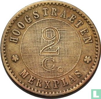België 2 centimes ND (1886-1927) Rijksweldadigheidskolonies Hoogstraten en Merksplas - Afbeelding 1