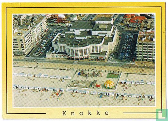 Knokke - Luchtfoto : Zeedijk en Strand