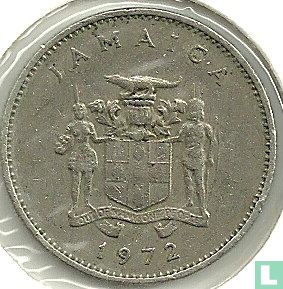 Jamaïque 10 cents 1972 (type 1) - Image 1