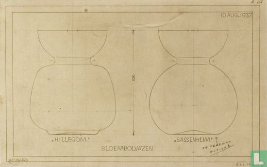 Sassenheim Bollenglas groen - Afbeelding 2