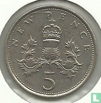 Royaume-Uni 5 new pence 1978 - Image 2