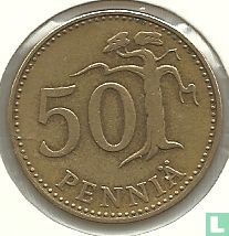 Finlande 50 penniä 1963 - Image 2