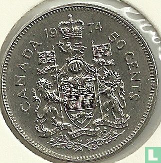 Canada 50 cents 1974 - Afbeelding 1