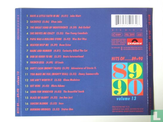 Hits of . . . '89 en '90 - Afbeelding 2