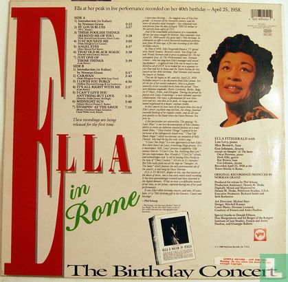 Ella in Rome. The Birthday Concert - Image 2