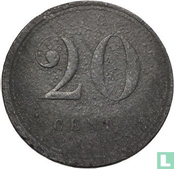 20 cents 1825 "Gend" - Afbeelding 1