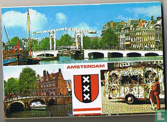 Boekje met 9 zichten van Amsterdam (compleet)